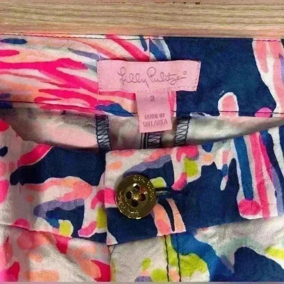 Lilly Pulitzer Kelly pant  , sz 2 - Picture 4 of 5